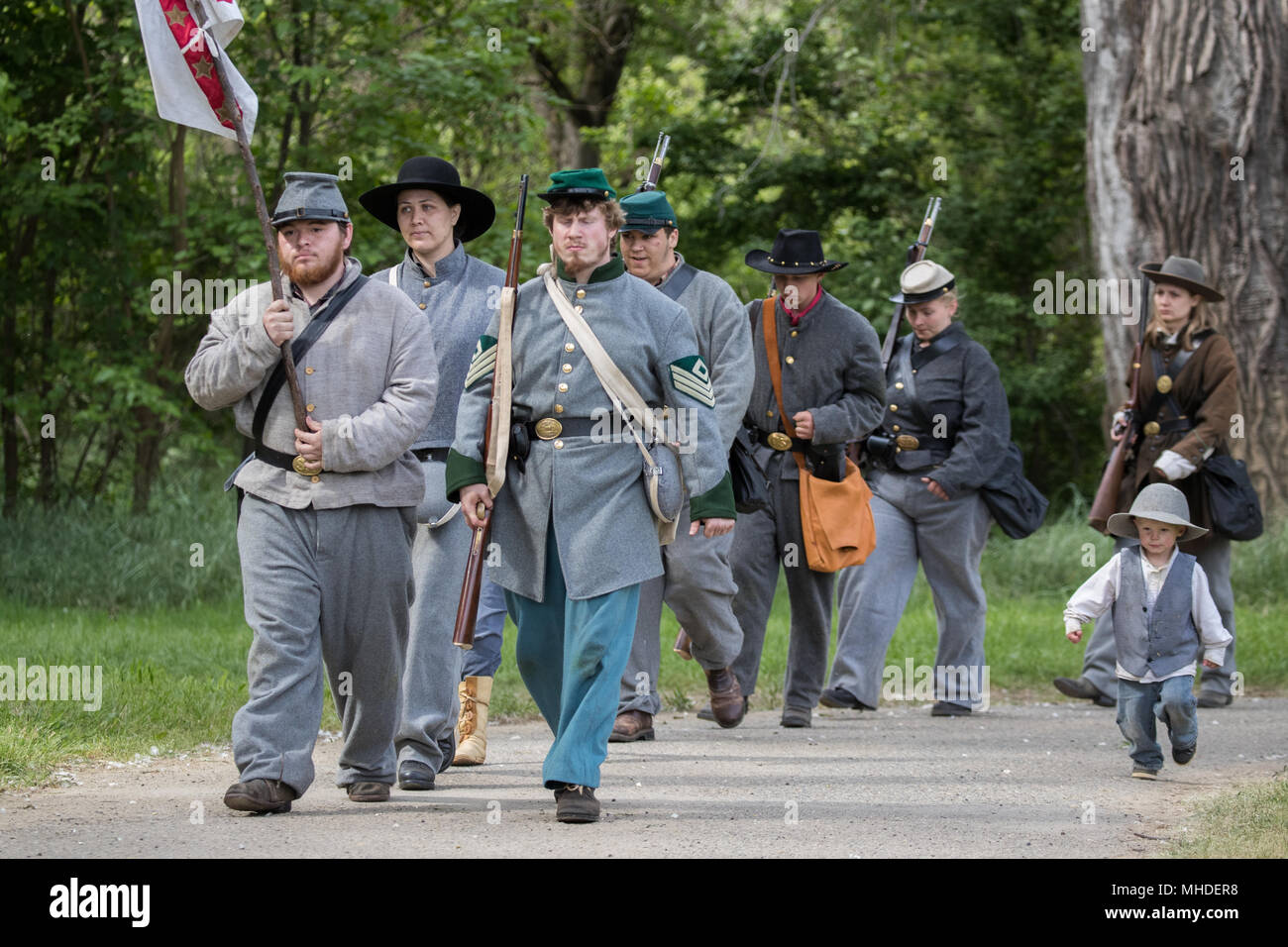 Civil War Reenactment In California