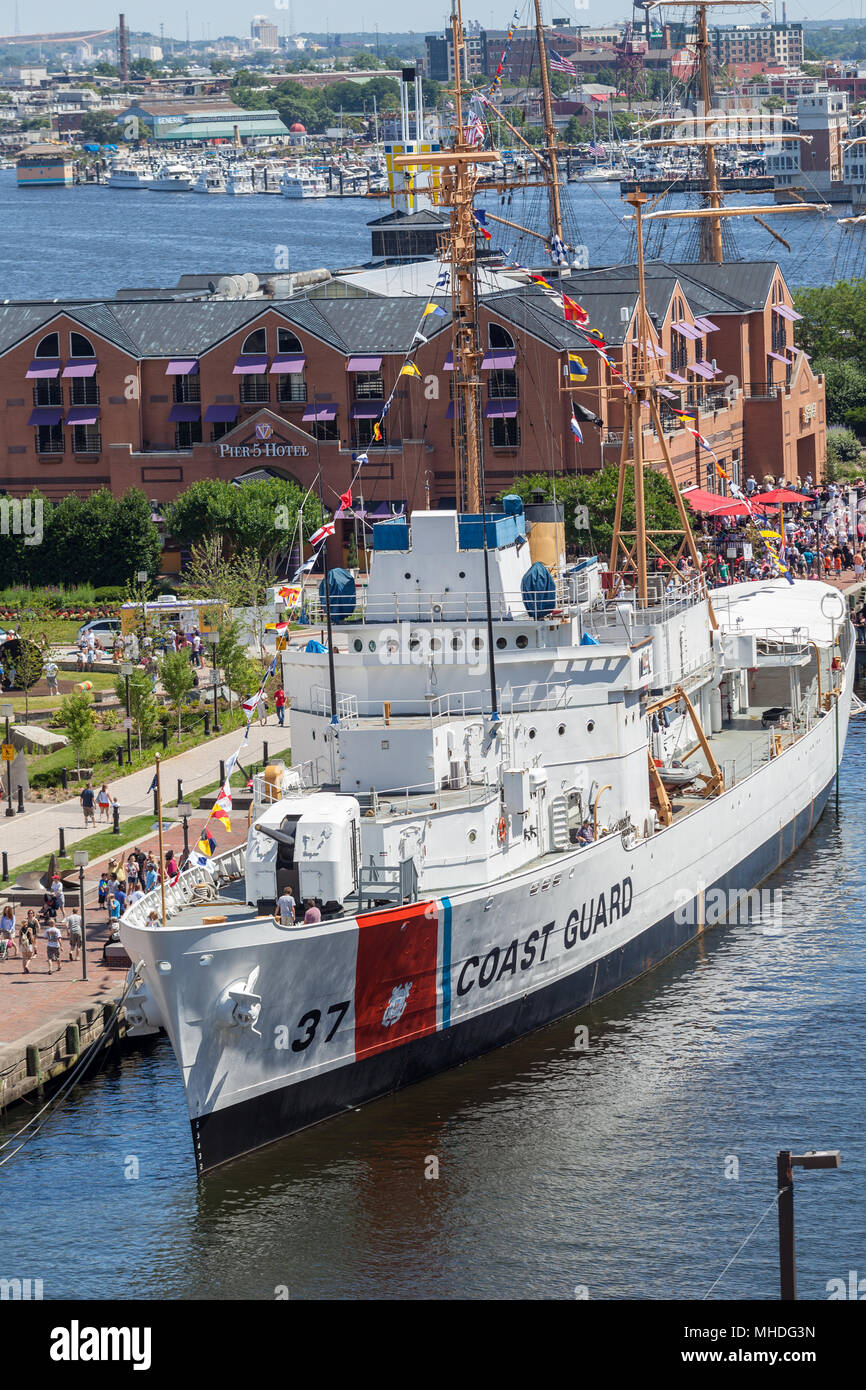 Baltimore, MD, USA - June 16, 2012: USCGC Taney, notable as the last ...