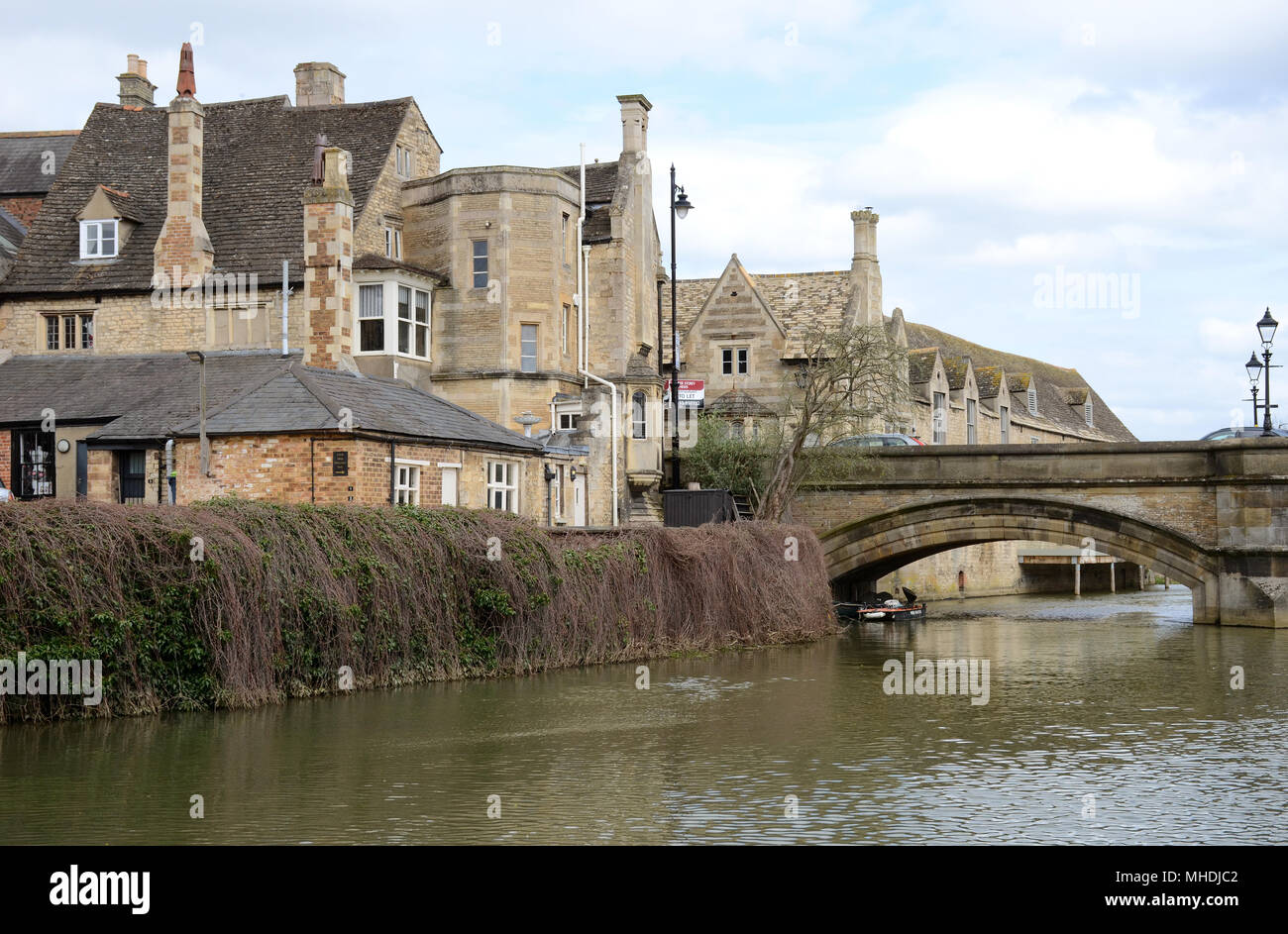 River Welland, Stamford, Lincolnshire Stock Photo Alamy