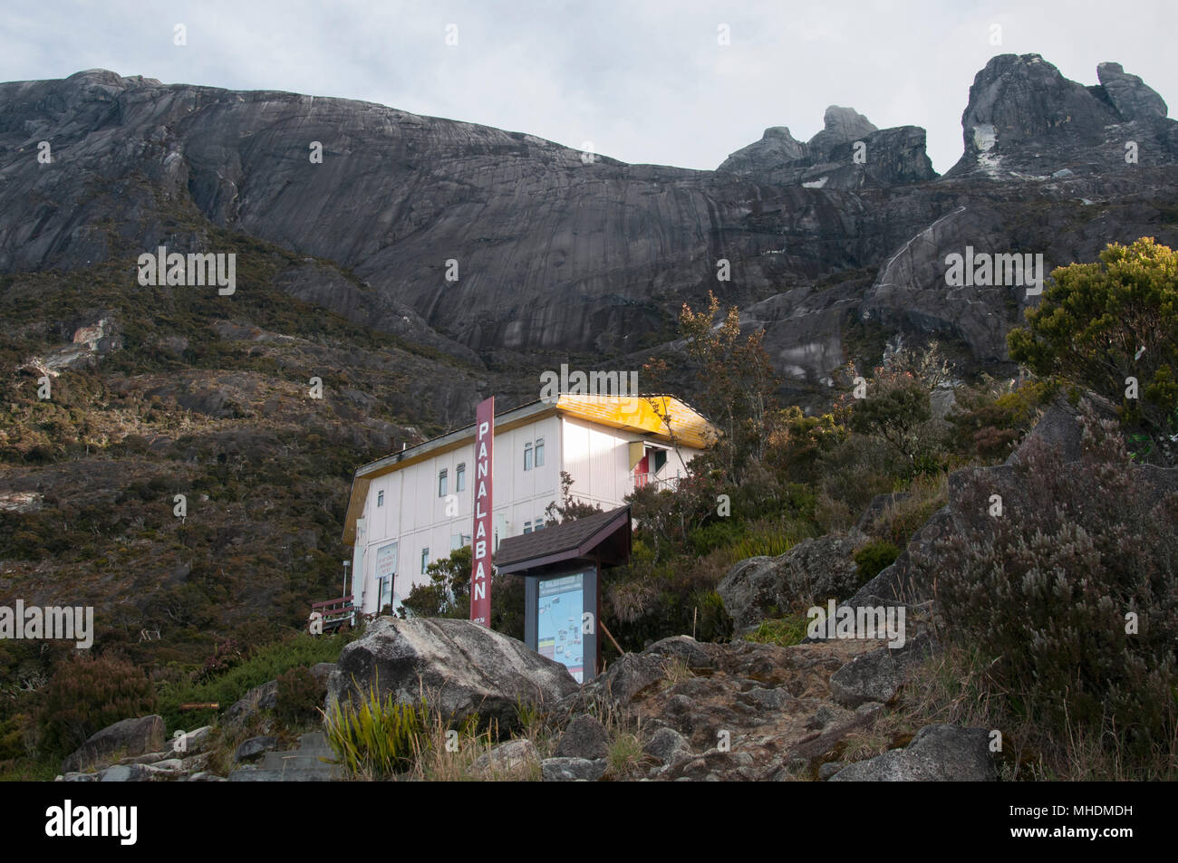 Rumah Rehat Laban Rata Rata Laban Rata Resthouse, built by Malaysian Army sappers in 1983-85 ...