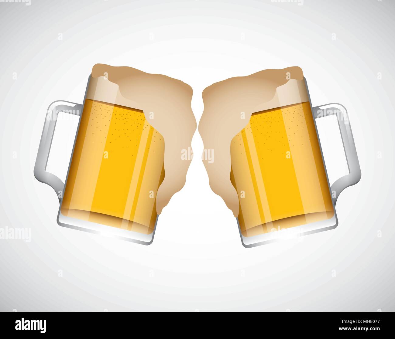 coold beers Stock Vector