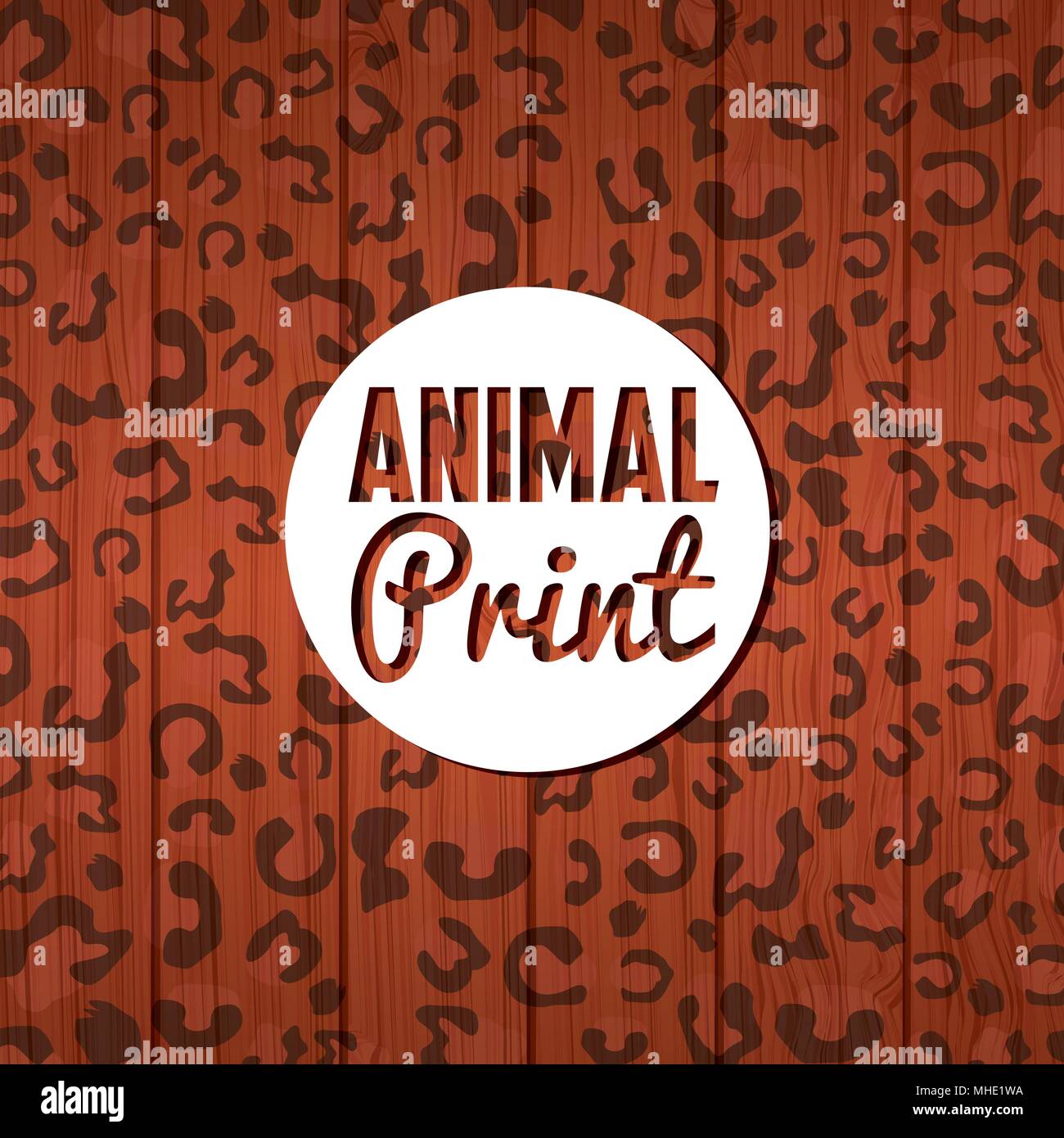 animal print  Stock Vector