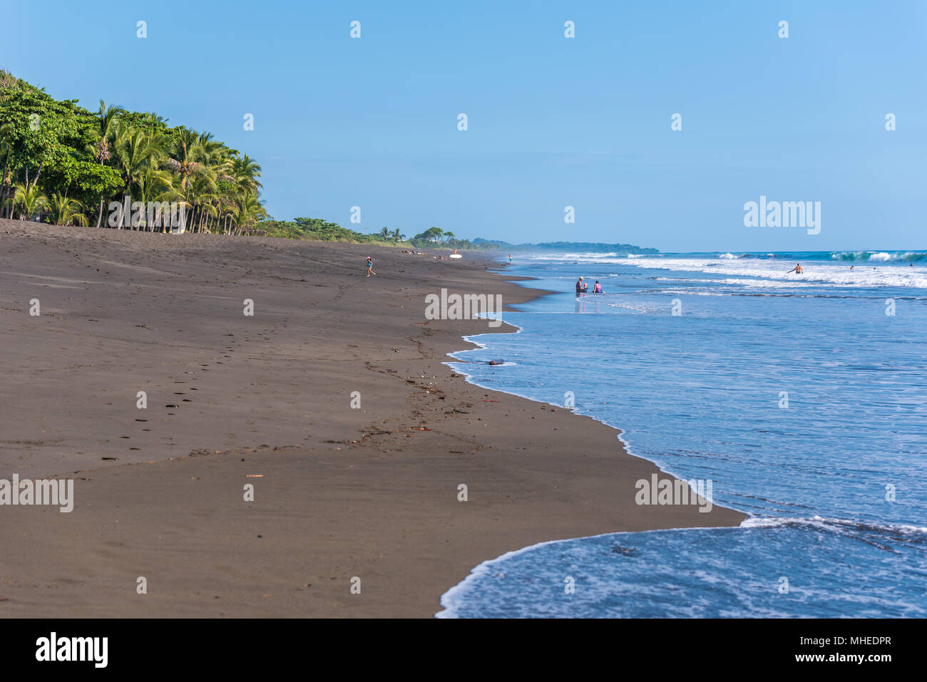 Playa hermosa en Costa Rica - pacific coast Stock Photo