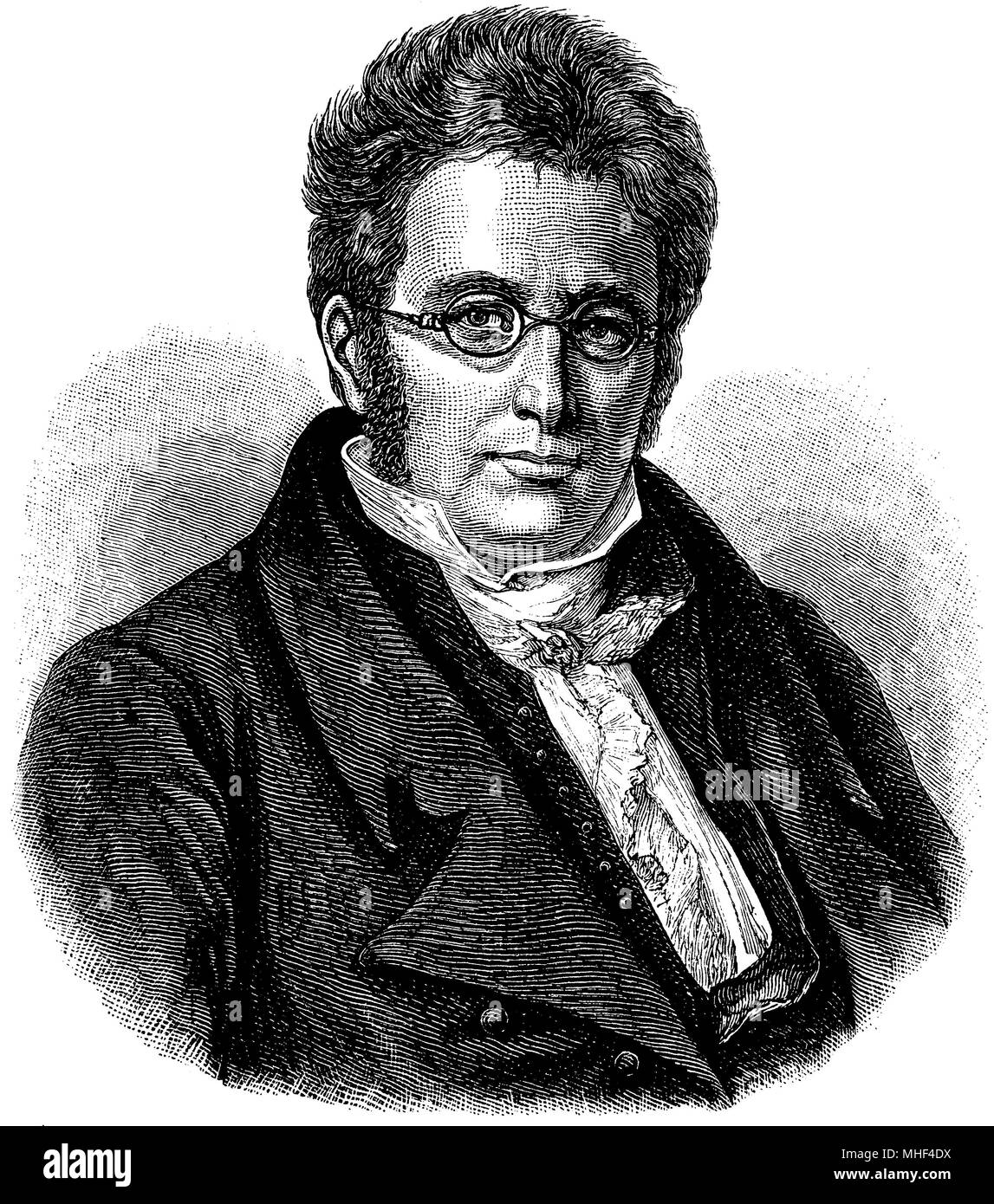 Augustin De Candolle (born February 4, 1778, died September 9, 1841), Stock Photo