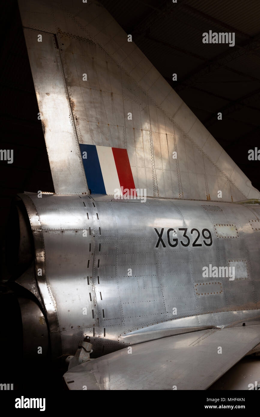 English Electric Lightning Norfolk and Suffolk Aviation Museum Stock Photo