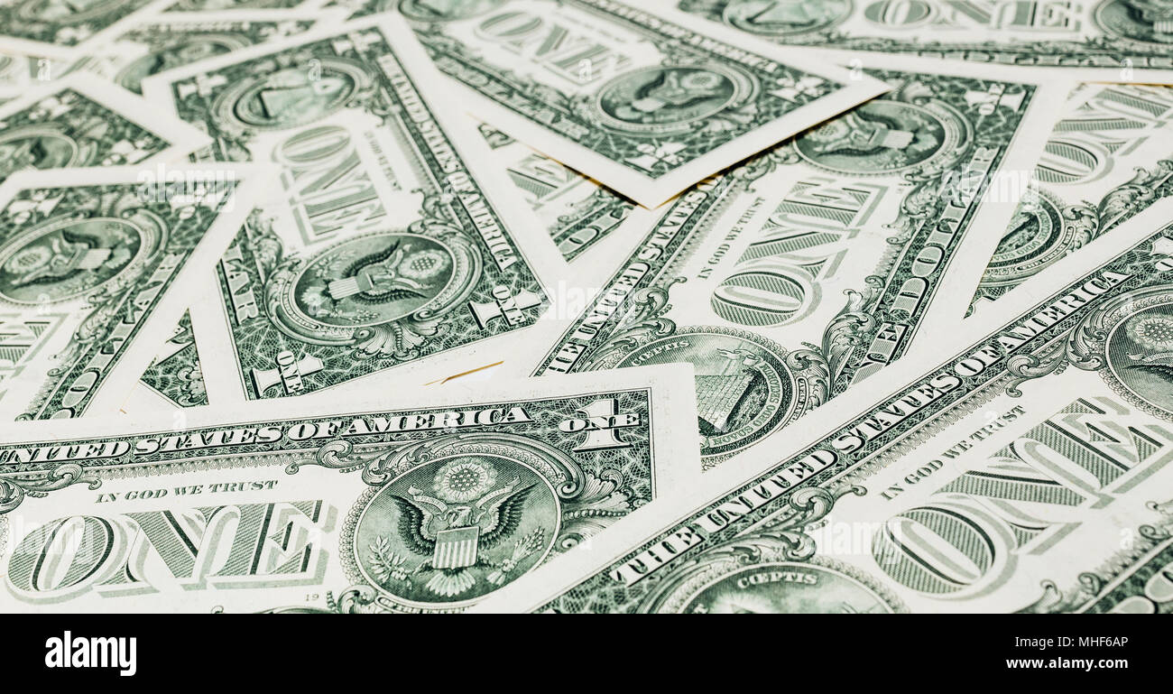 Macro close up USA dollar bill Stock Photo - Alamy