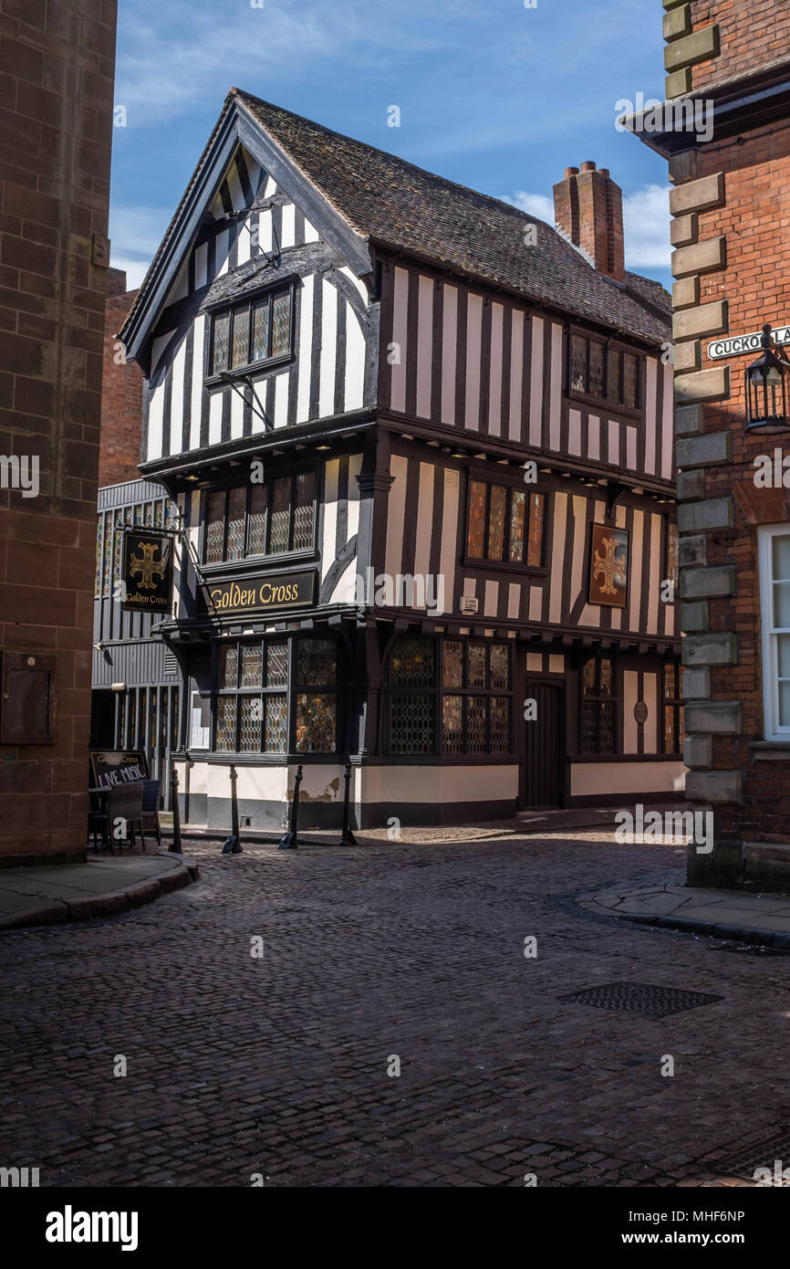Historic quarter, Coventry city centre Stock Photo