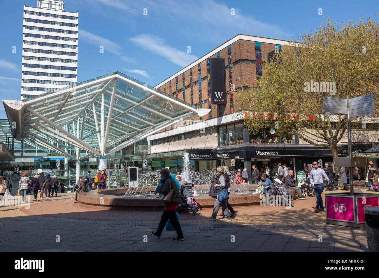 Lower Precinct, Coventry city centre Stock Photo Alamy