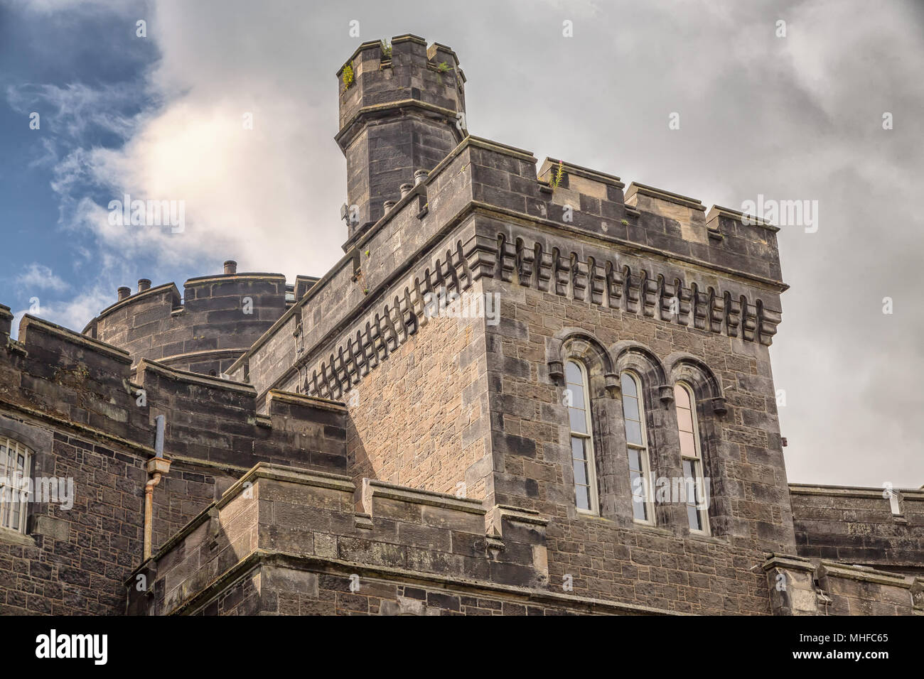 Stirling old town jail Stock Photo