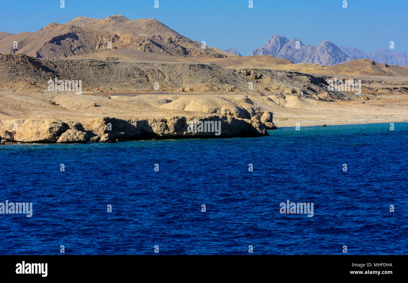 Elevated above sea level, beautiful coral reefs the form mountains and ...