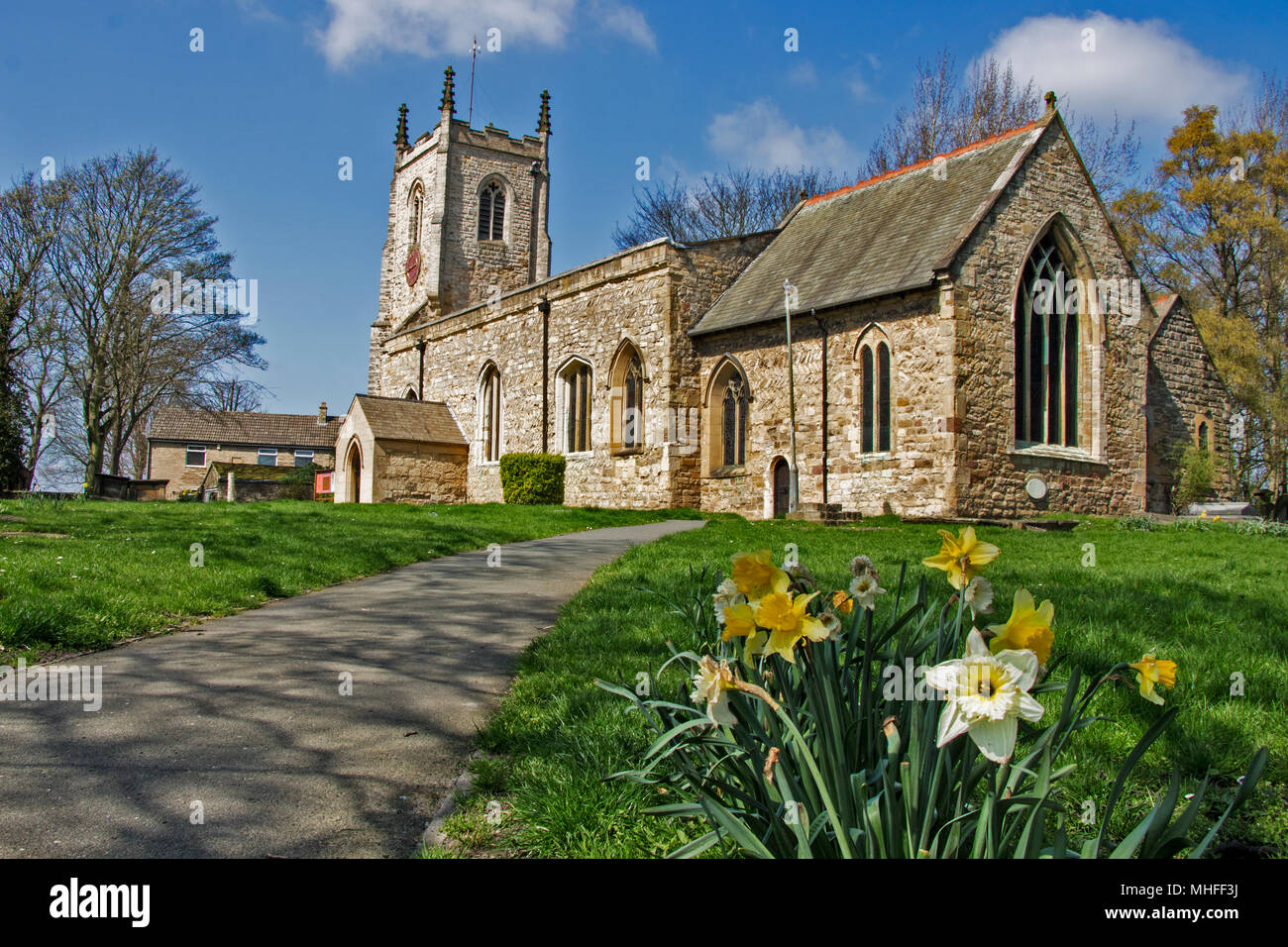 Kippax St Mary's Church Stock Photo Alamy