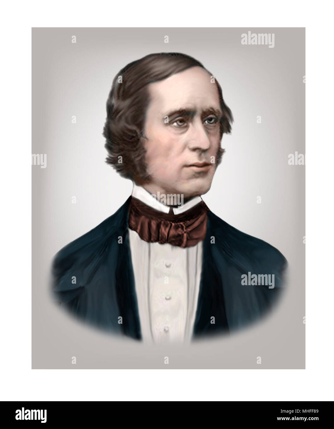 William Sterndale Bennett 1816-1875 English Composer Stock Photo