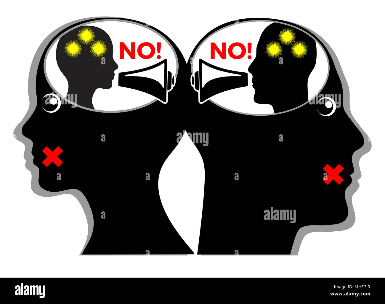 Internal discourse hi-res stock photography and images - Alamy