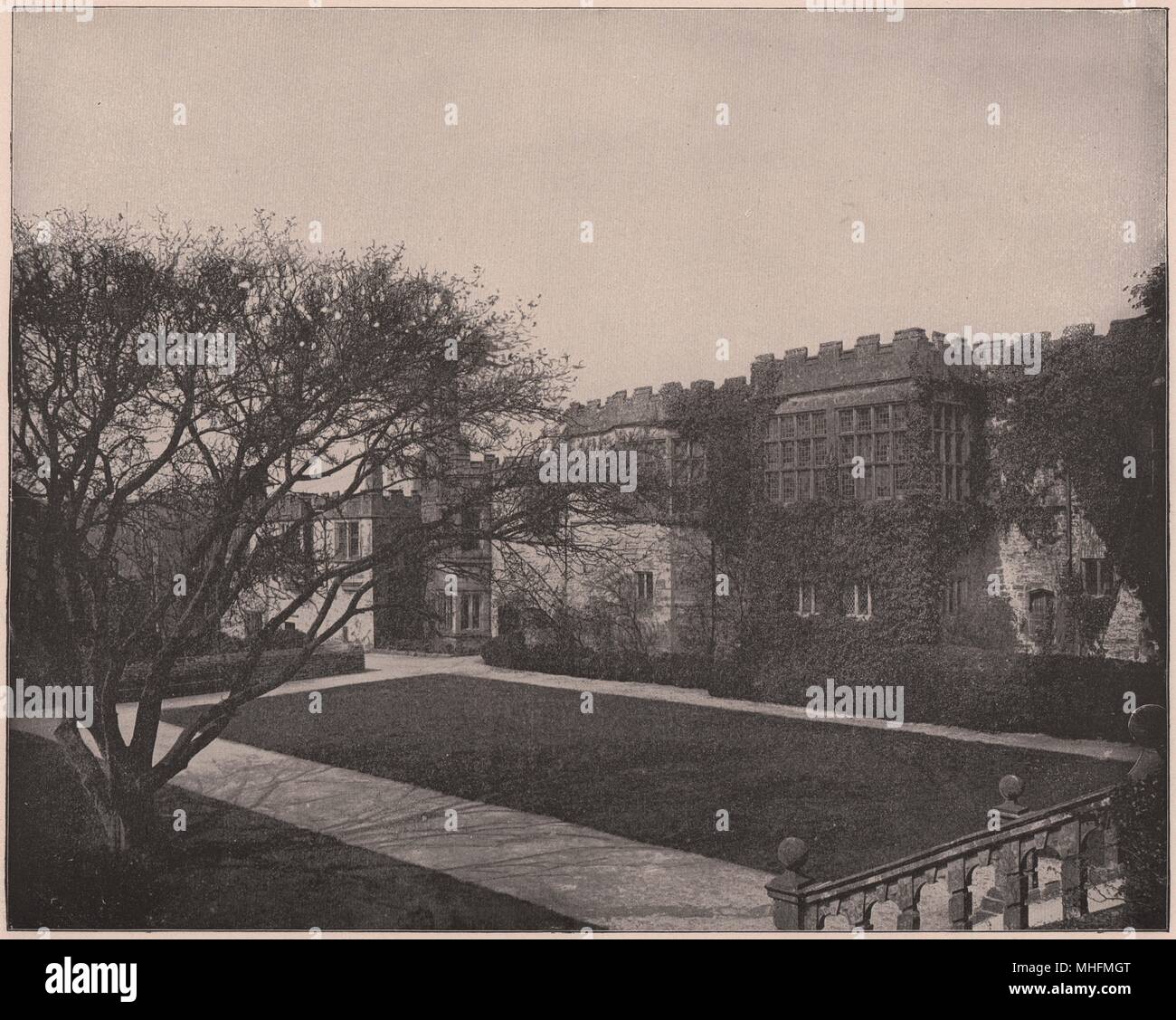 Haddon Hall, England Stock Photo Alamy