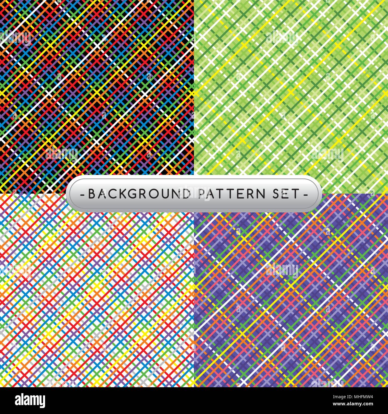 Pattern Collection Large Background background pattern set collection vector art illustration Stock Vector ...
