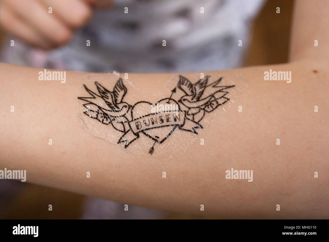 Heart Tattoo Arm High Resolution Stock Photography And Images Alamy