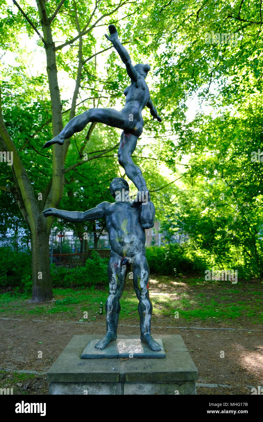 berlin playground Stock Photo