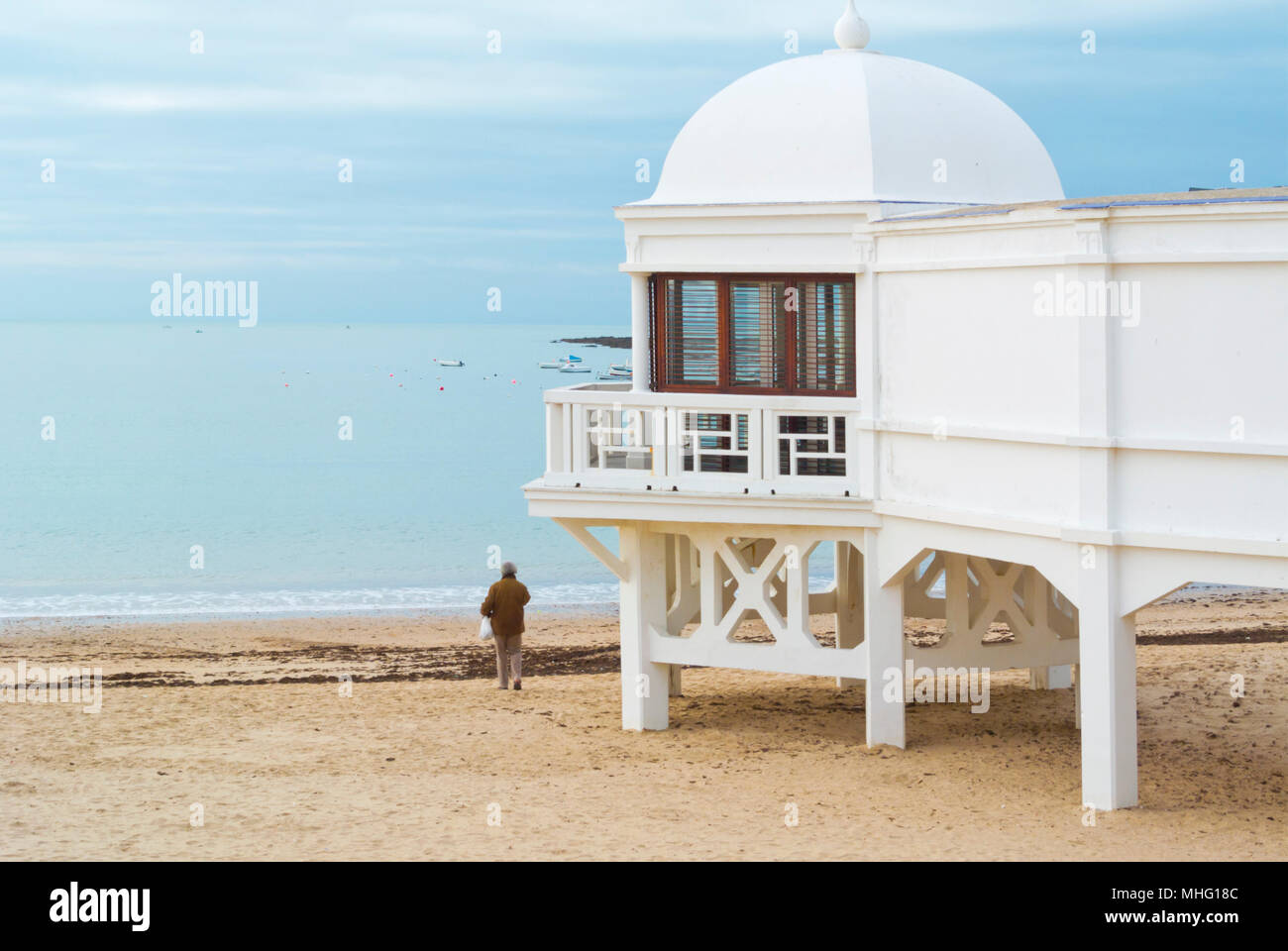 Playa La Caleta Cadiz Andalucia Spain Stock Photo 182905084