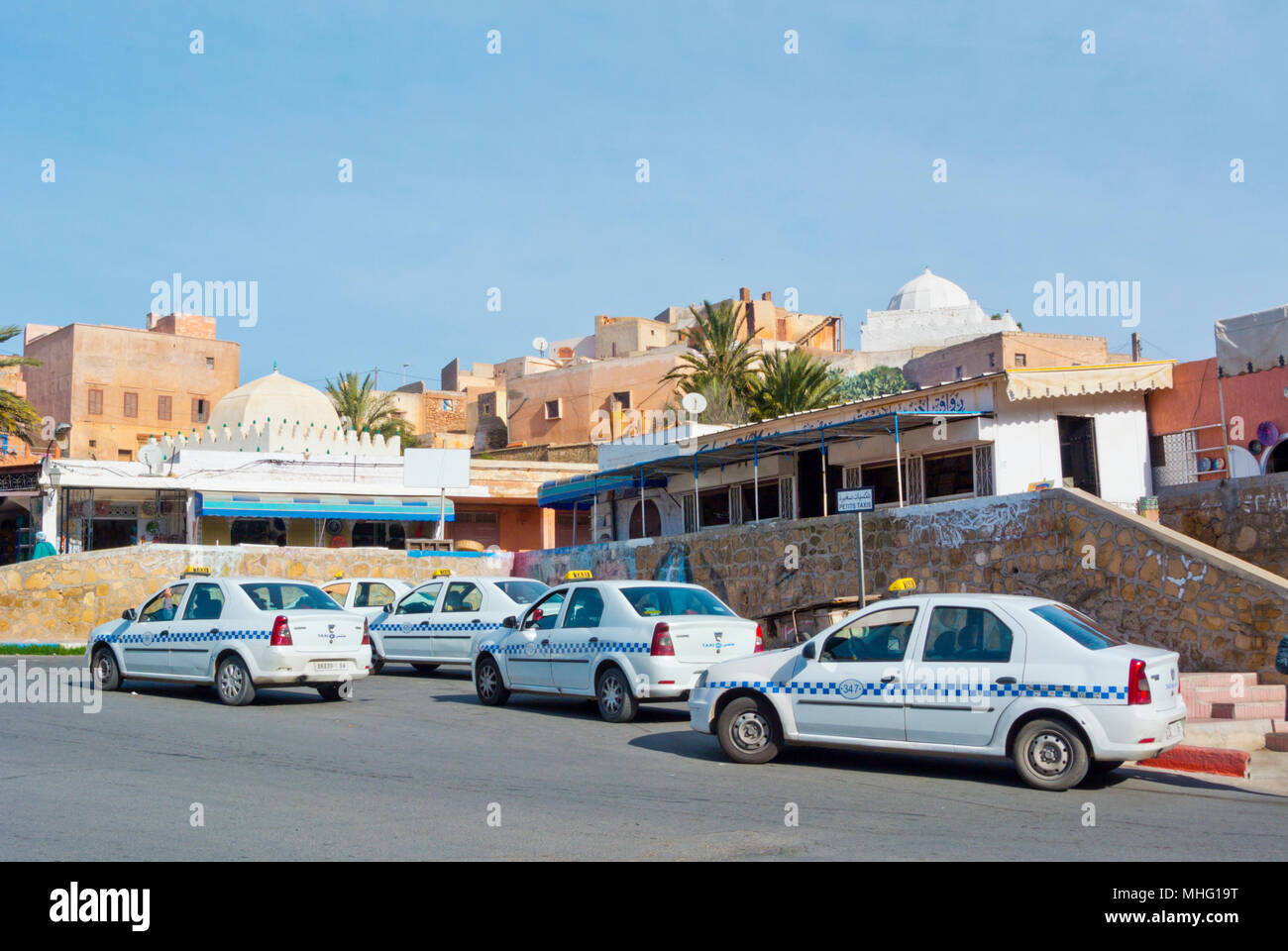 Petits taxis, Safi, Morocco, northern Africa Stock Photo