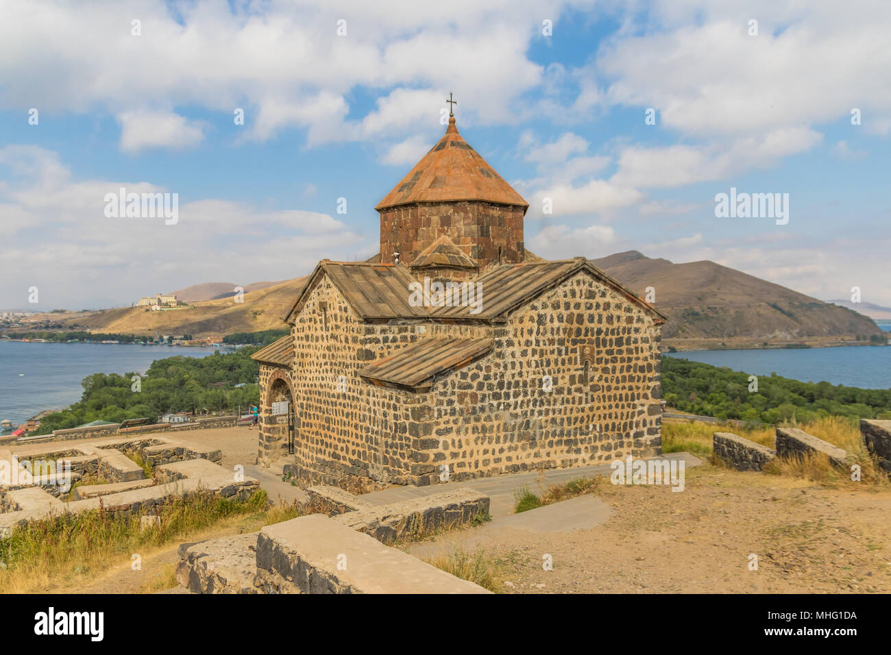 Squeezed between Russia and Turkey, Armenia is a wonderful mix of soviet heritage, orthodox landmarks, millenary history, and a stunning nature Stock Photo