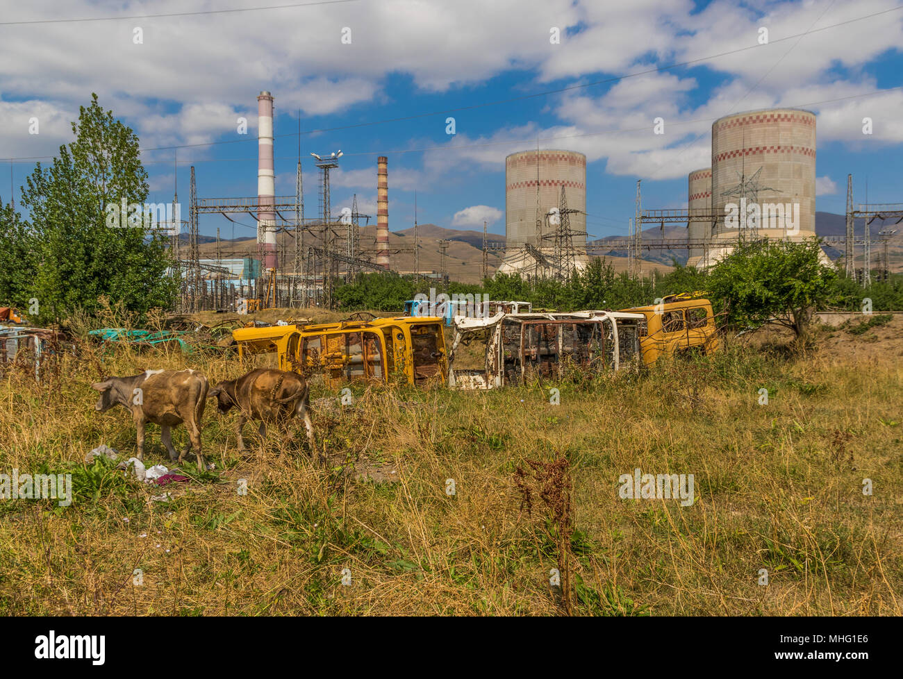 Squeezed between Russia and Turkey, Armenia is a wonderful mix of soviet heritage, orthodox landmarks, millenary history, and a stunning nature Stock Photo