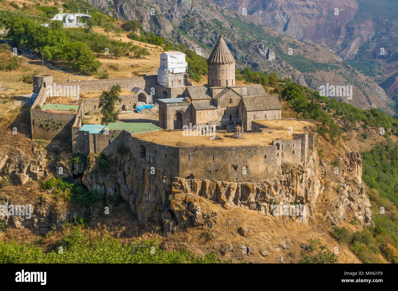 Squeezed between Russia and Turkey, Armenia is a wonderful mix of soviet heritage, orthodox landmarks, millenary history, and a stunning nature Stock Photo