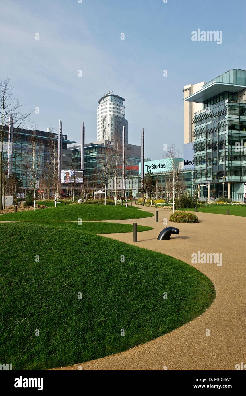 MediaCity, Salford Quays Stock Photo Alamy