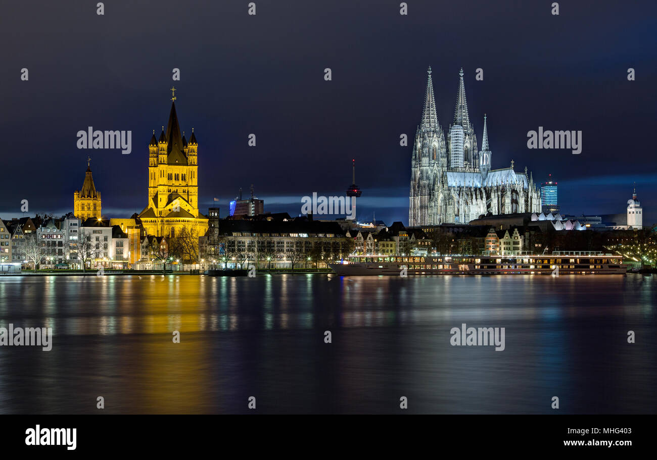Cologne Cathedral - Cologne.  Kölner Dom - Köln. Stock Photo