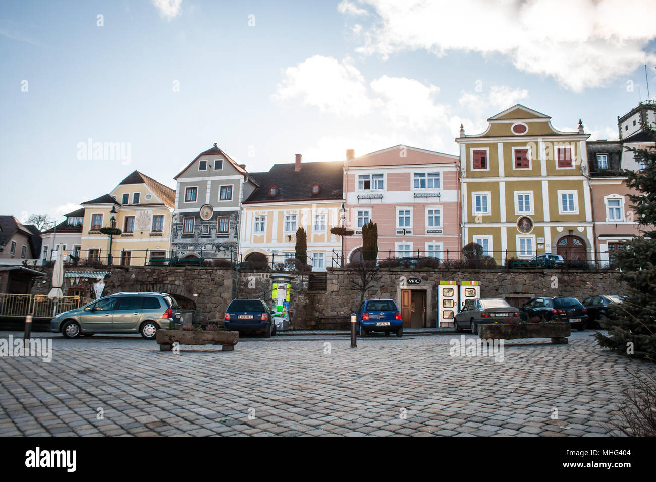 Historic town Weitra, Lower Austria, Austria, Europe Stock Photo