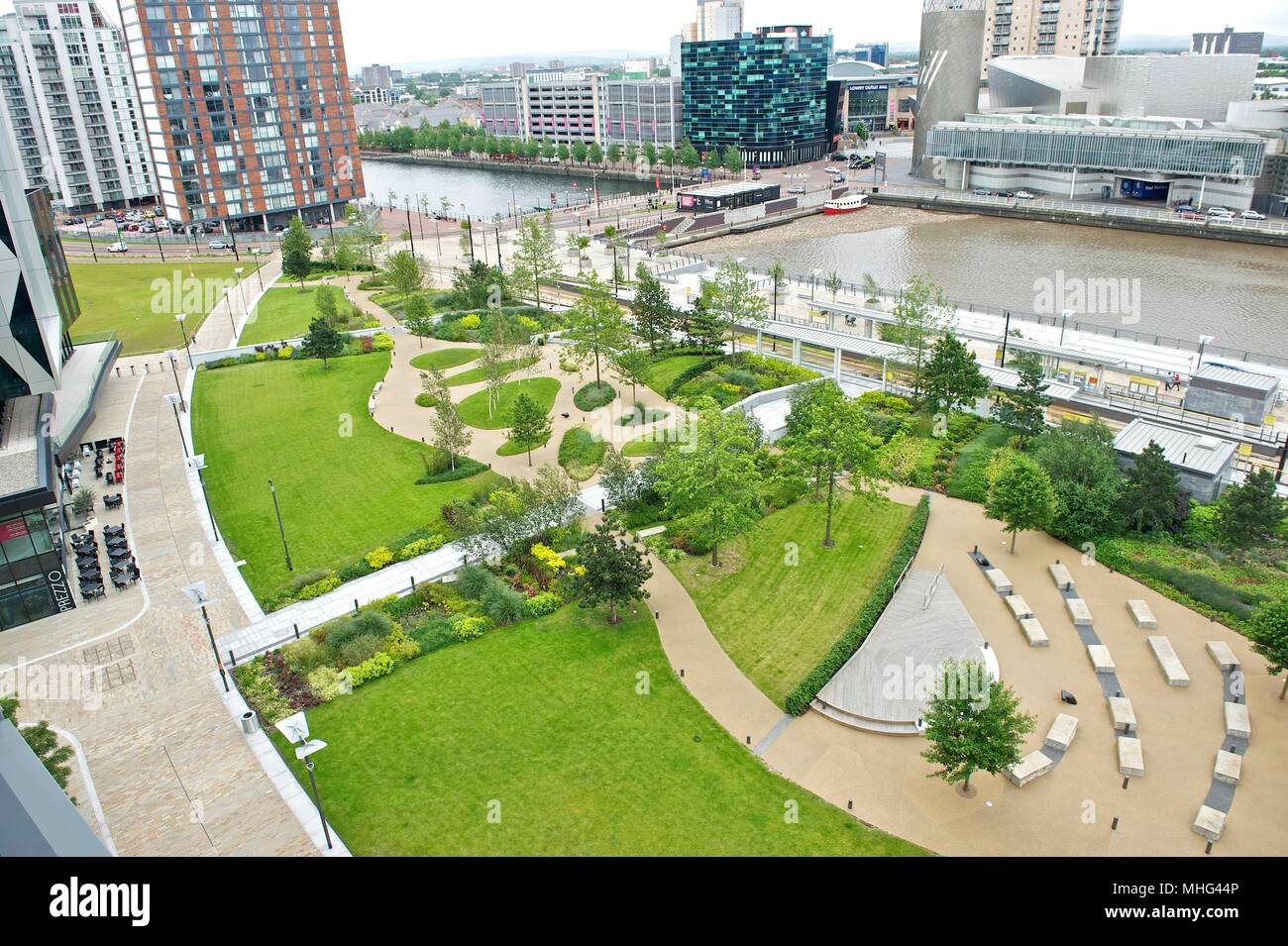 MediaCity, Salford Quays Stock Photo Alamy