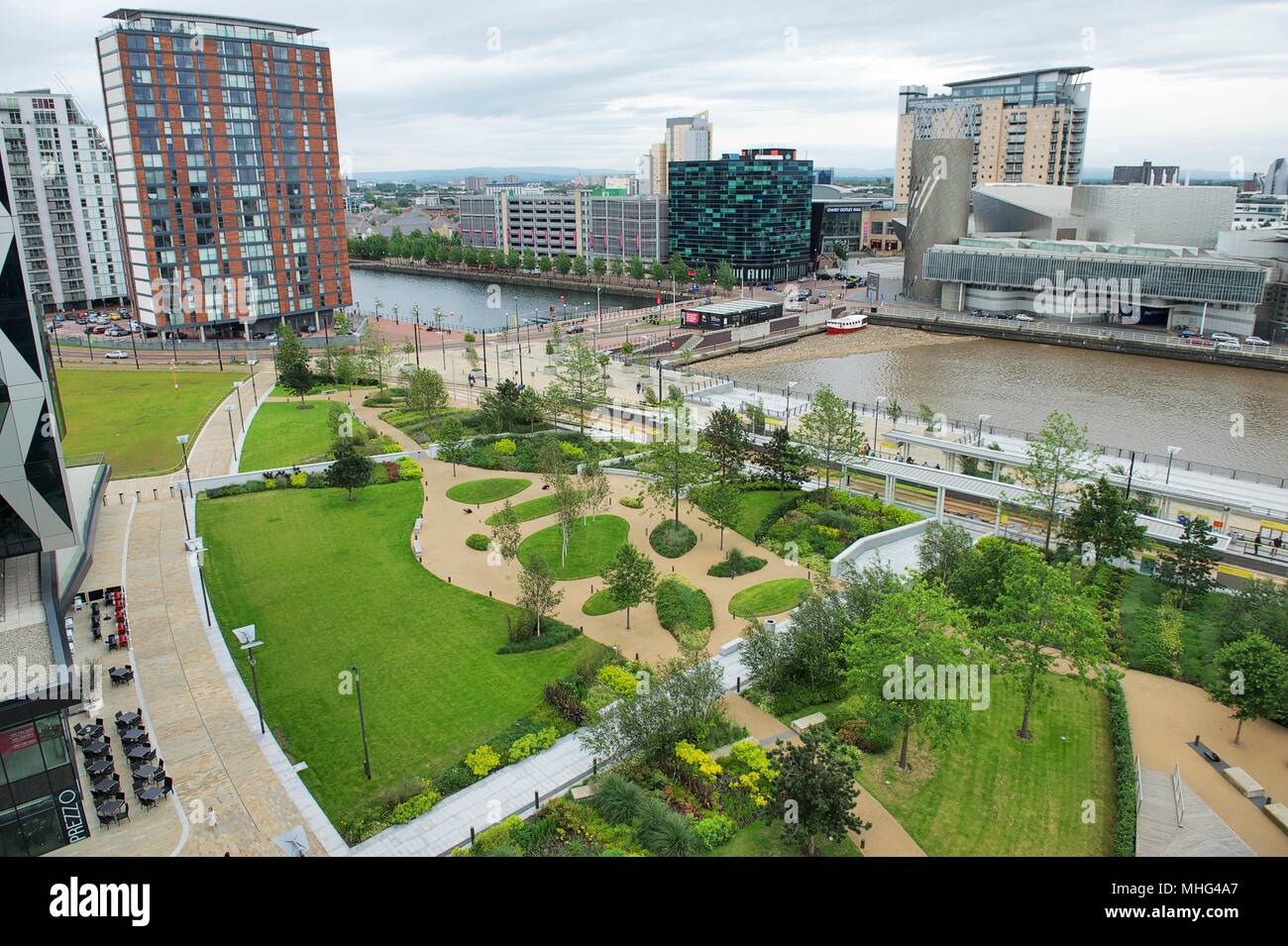 MediaCity, Salford Quays Stock Photo Alamy
