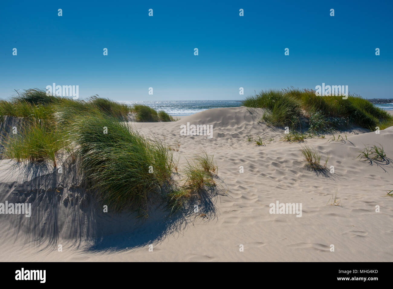 Hiking over sand dunes on hi-res stock photography and images - Alamy