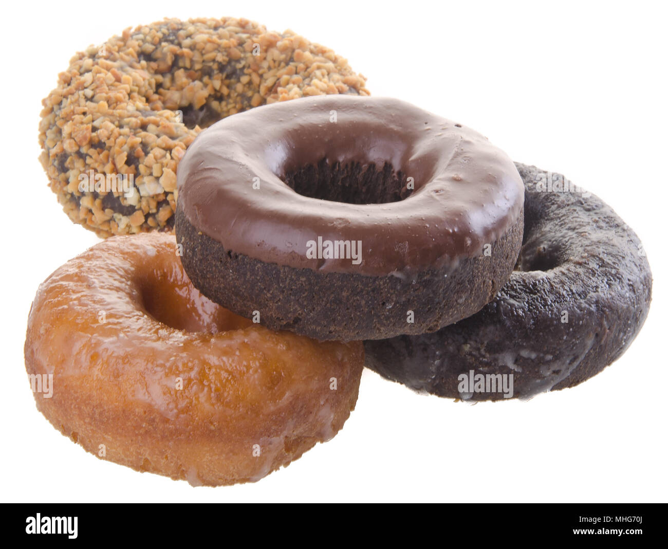 donut isolated on white background Stock Photo - Alamy
