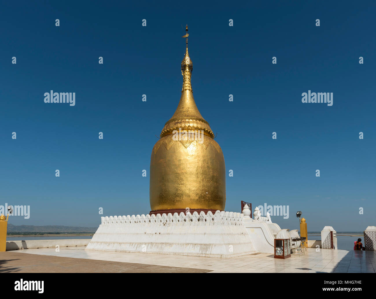 Bu Paya (Bupaya) Temple, Bagan, Myanmar (Burma) Stock Photo