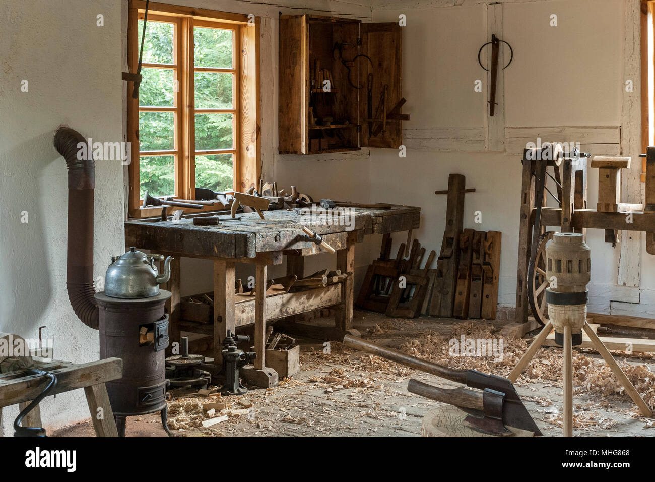 Wdzydze Kiszewskie, Kashubian Ethnographic Park, Poland Europe Stock Photo