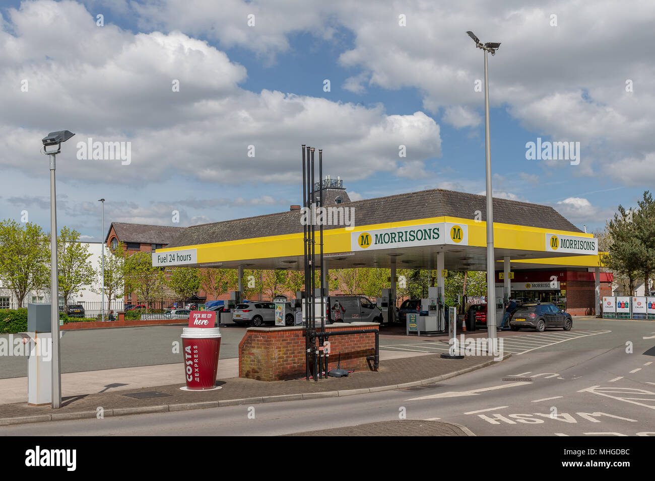 Morrisons supermarket in Stockton Heath, near Warrington, Cheshire
