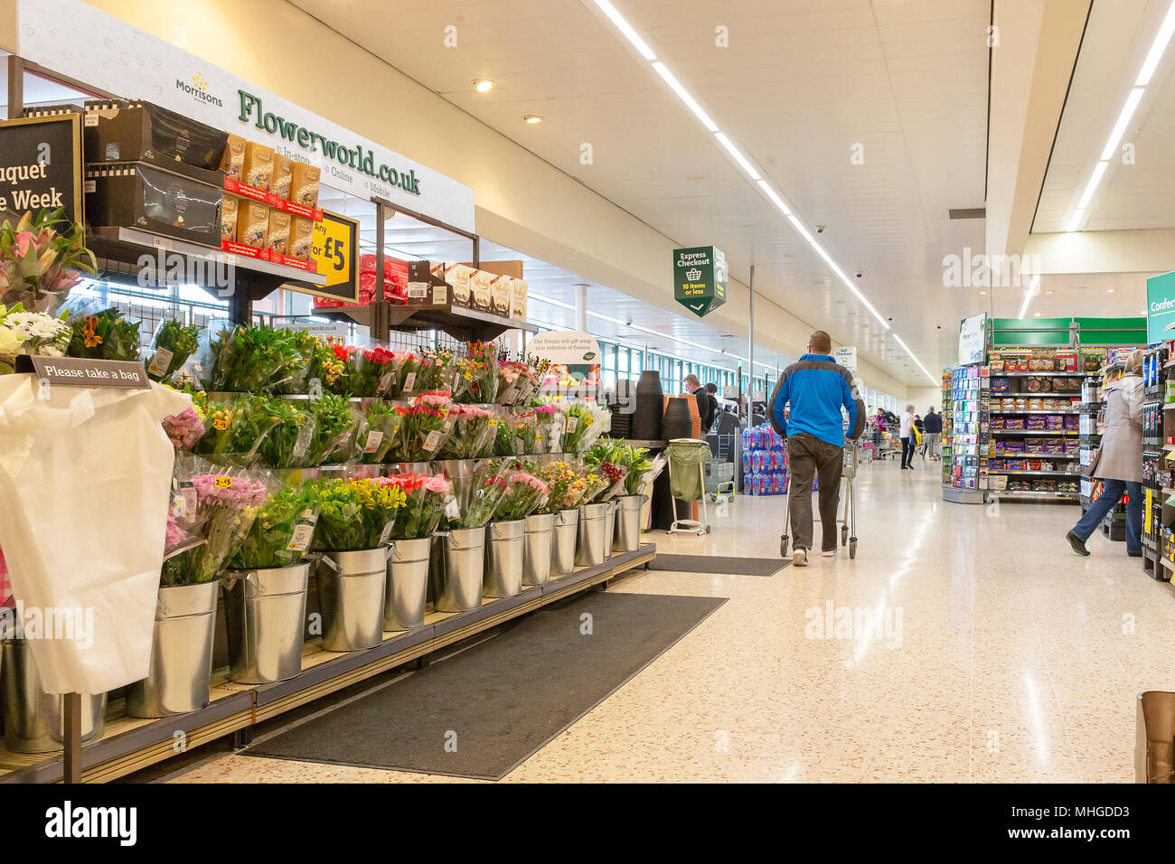 Morrisons supermarket in Stockton Heath, near Warrington, Cheshire