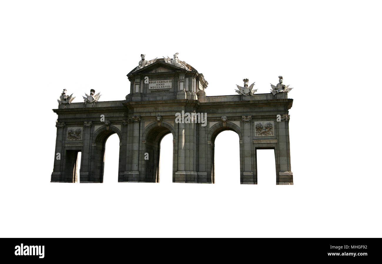 Puerta de Alcala. Madrid. Spain Stock Photo