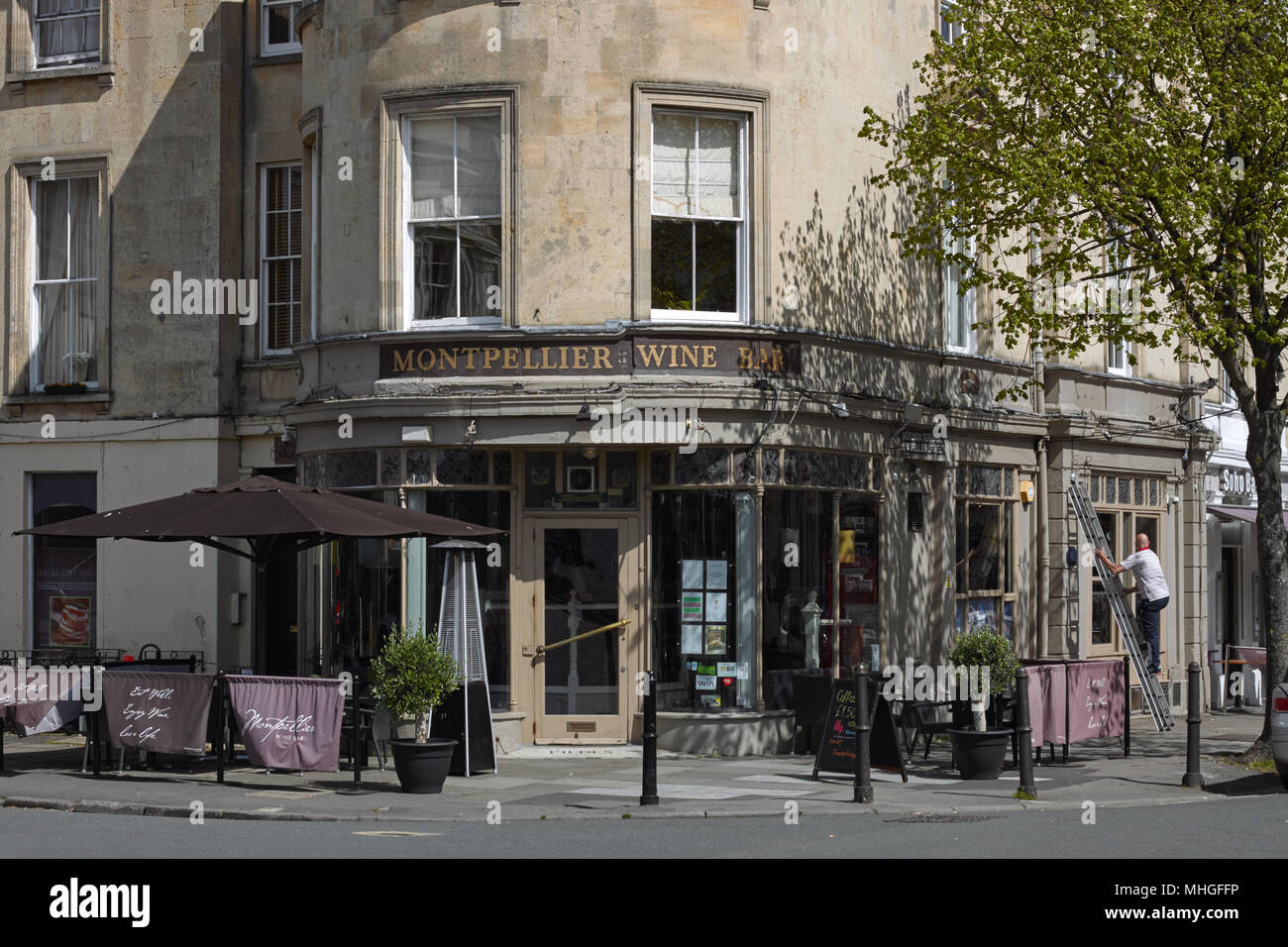 Exterior of Montpellier Wind Bar and restaurant, Cheltenham ...