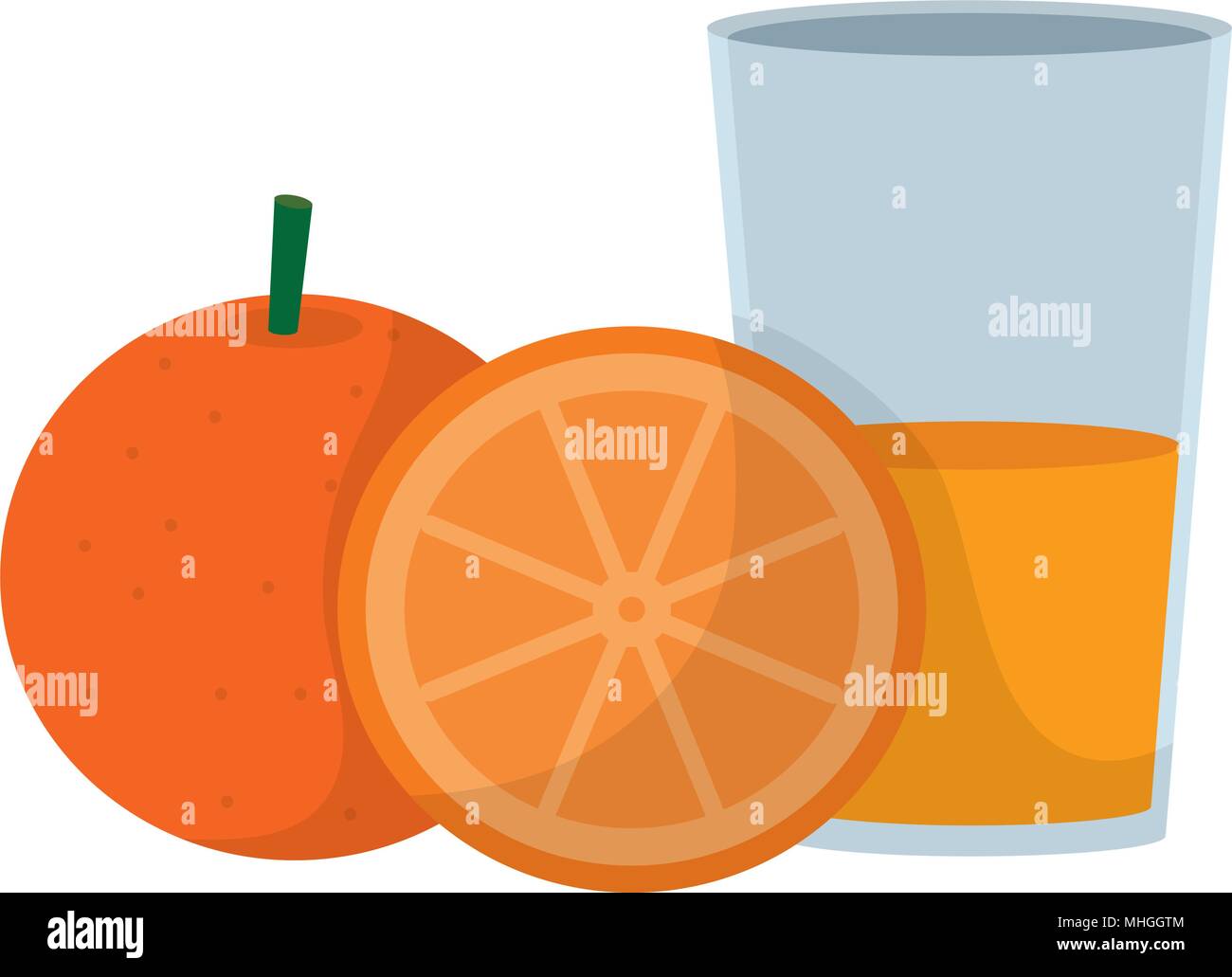 Orange juice beverages in Stock Vector Images - Alamy
