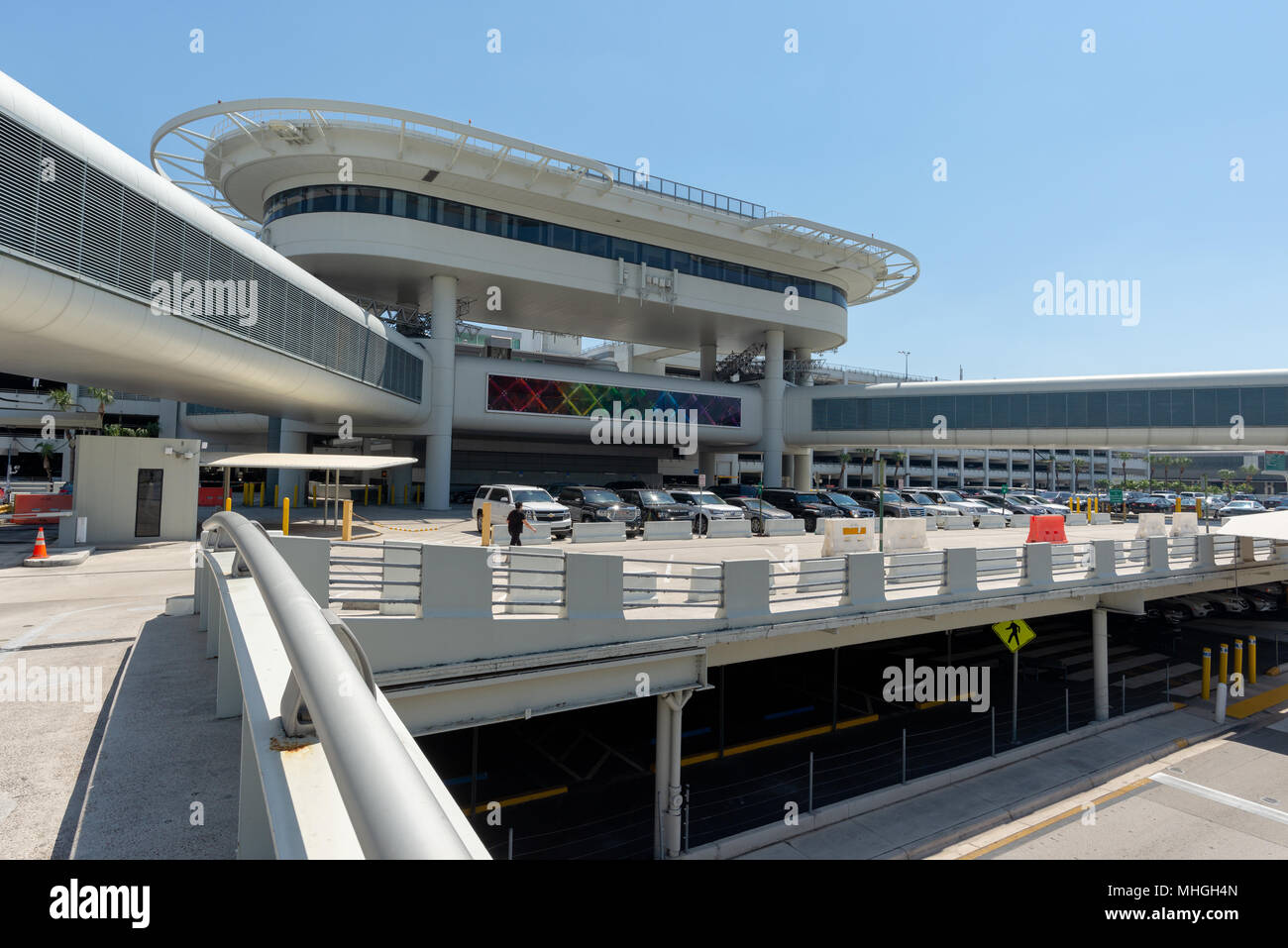 Parking garage at Miami International Airport, Miami, Florida Stock Photo -  Alamy