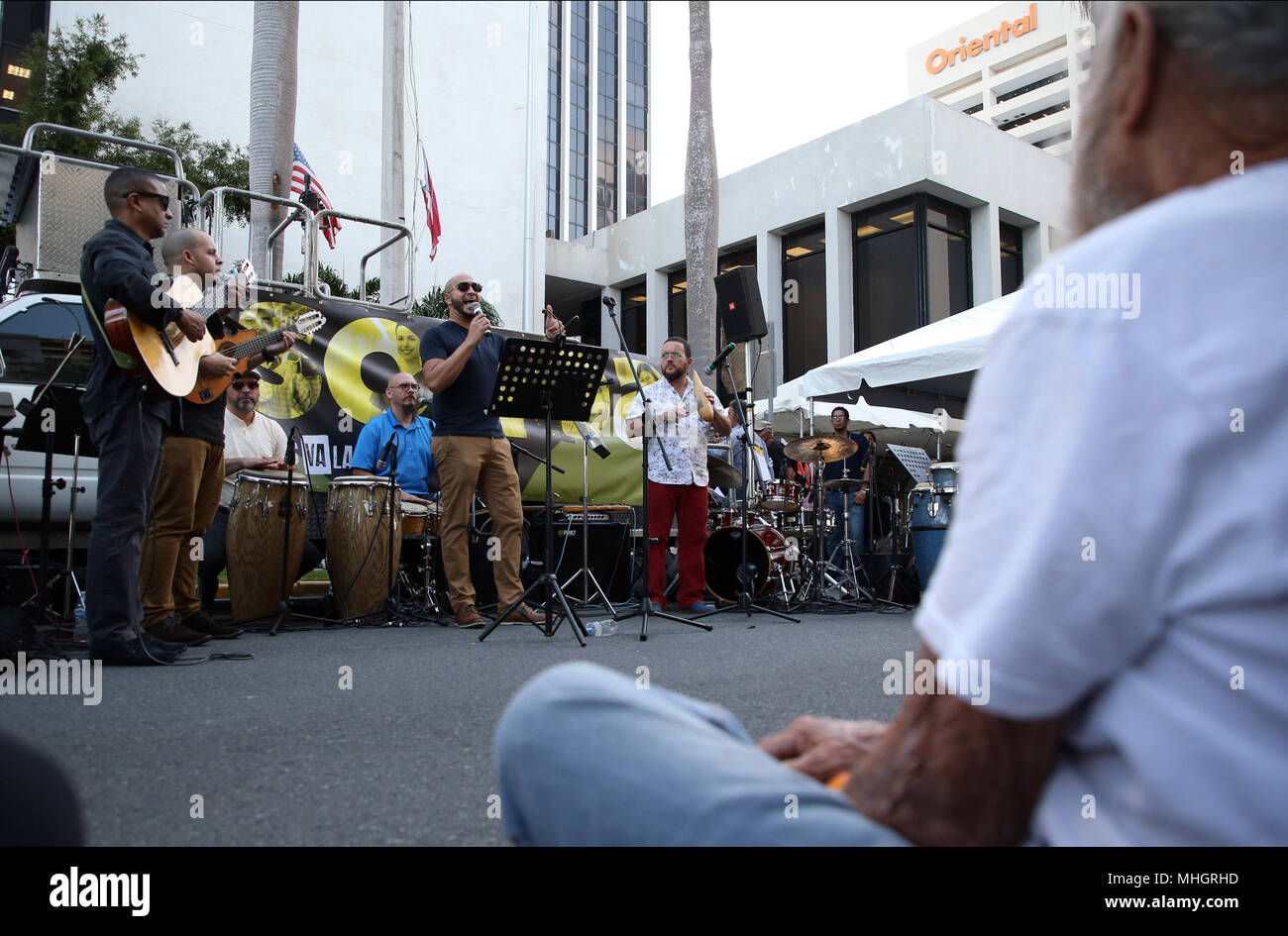 30 de abril de 2018 - San Juan, Puerto Rico. Milla de Oro en Hato Rey.  Frente al edificio Seaborne en donde ubican las oficinas de la Junta de  SupervisiÃƒÂ³n Fiscal. Actividades