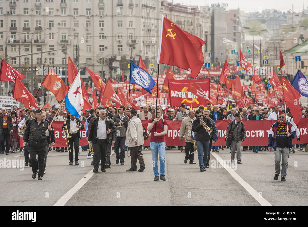 The 1st of May in Russia. The 1st May Demonstration on the Red Square at 1929. 1 мая россия выходной