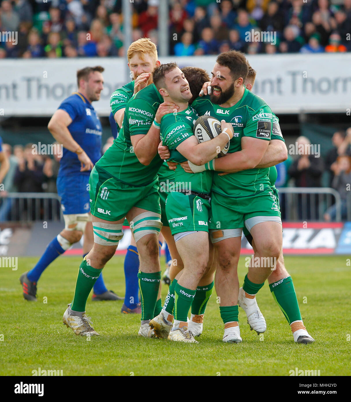 Galway Sportsground, Galway, Ireland. 28th Apr, 2018. Guinness Pro14