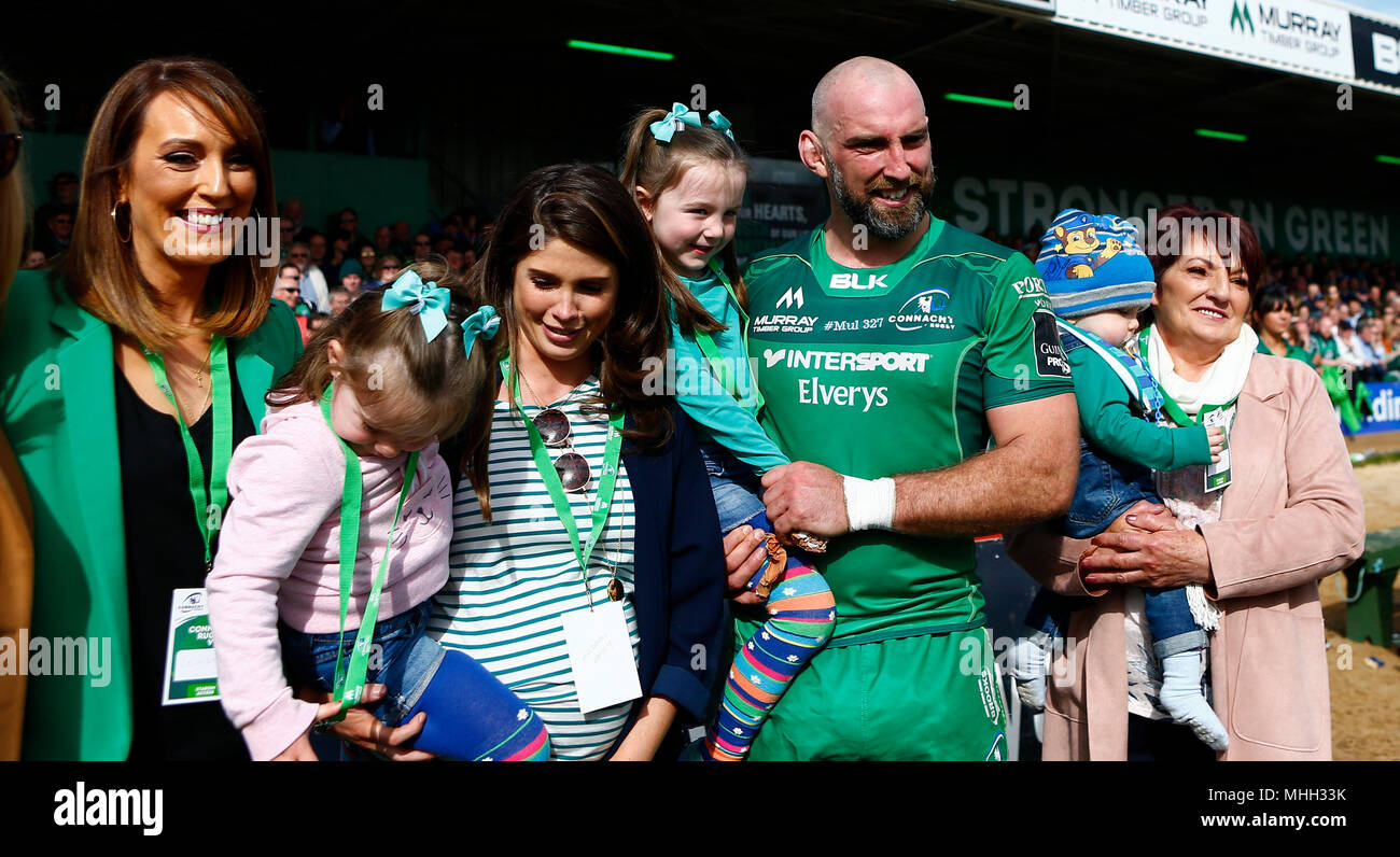 Galway Sportsground, Galway, Ireland. 28th Apr, 2018. Guinness Pro14