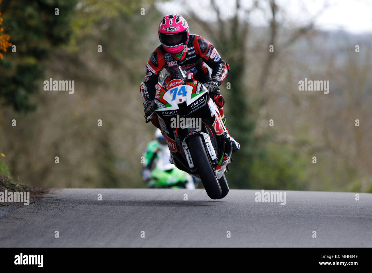 Cookstown County Tyrone Northern Ireland 27th Apr 2018 Cookstown 100 Motor Cycling Road