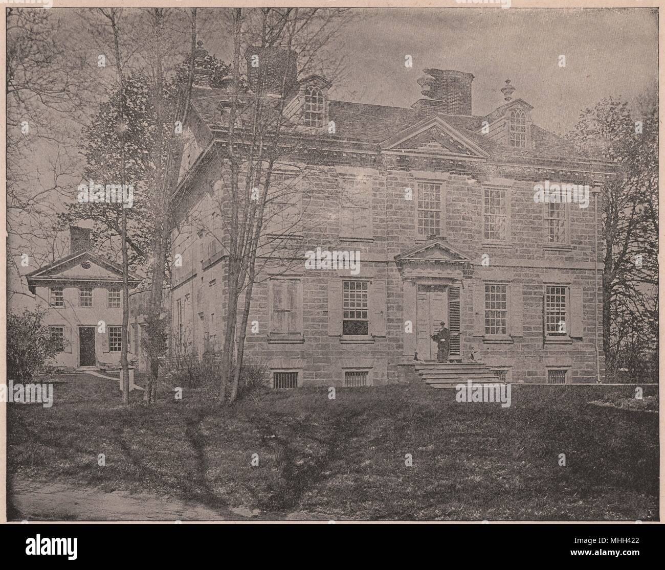 The Chew Mansion Germantown, Pennsylvania Stock Photo