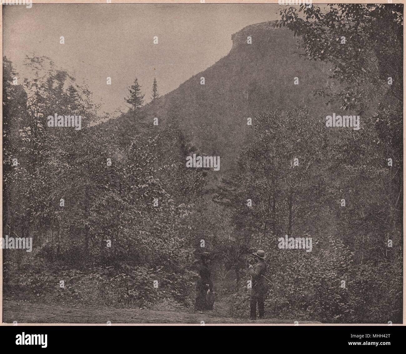 Mountains Rocks c1900 Size Franconia Notch INFINITE PHOTOGRAPHS Photo: Old Man NH New Hampshire White Mountains