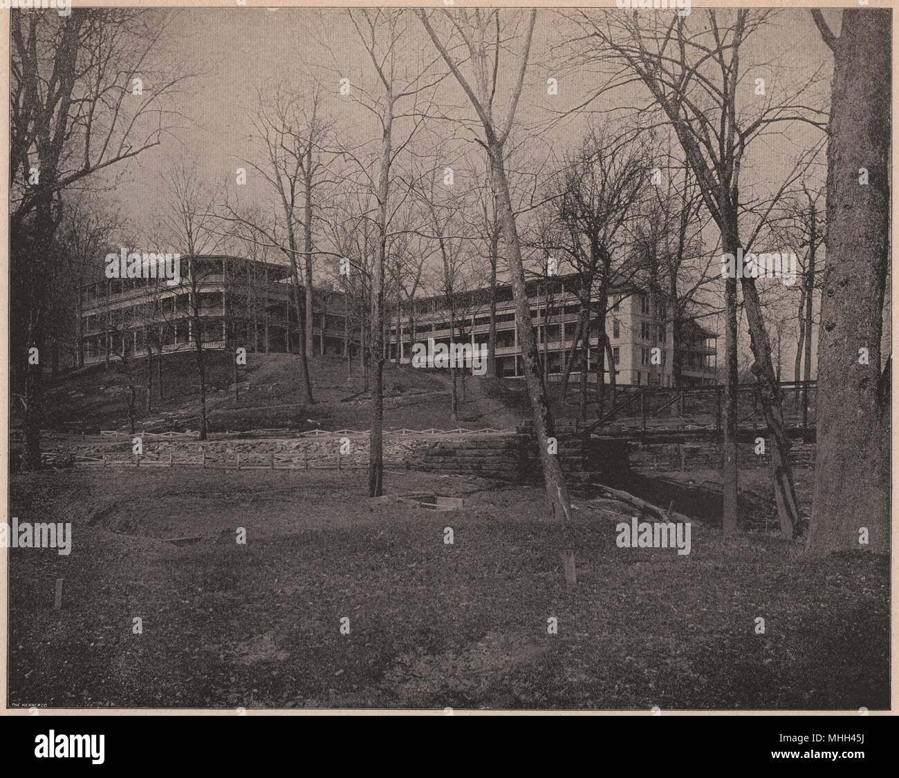 Famous Sulphur Springs at West Baden and French Lick, Indiana Stock Photo