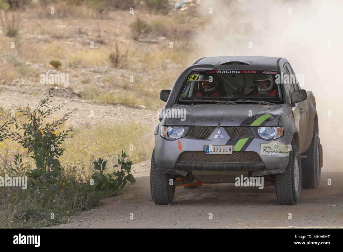 4x4 Off-road Rally Spanish Championship, The Spanish Cup of the All Terrain Rally 2018, Almanzora Valley, Almeria Province, Andalusia, Spain Stock Photo